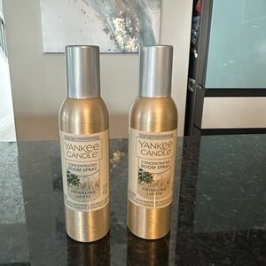 NEW Yankee Candle Twinkling Lights Concentrated Room Spray Lot of 2